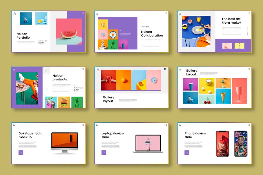 创意公司作品展示商务商业keynote目标 - 顶尖PPT