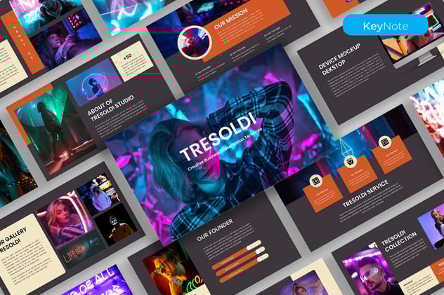 创意品牌推广营销方案Keynote模板 - 顶尖PPT