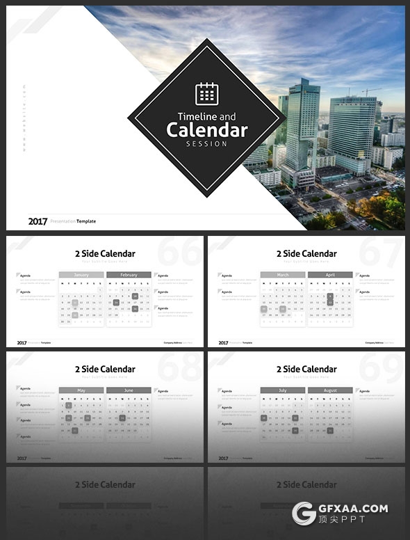 240页欧美高逼格PPT模板31种配色主题 - 顶尖PPT