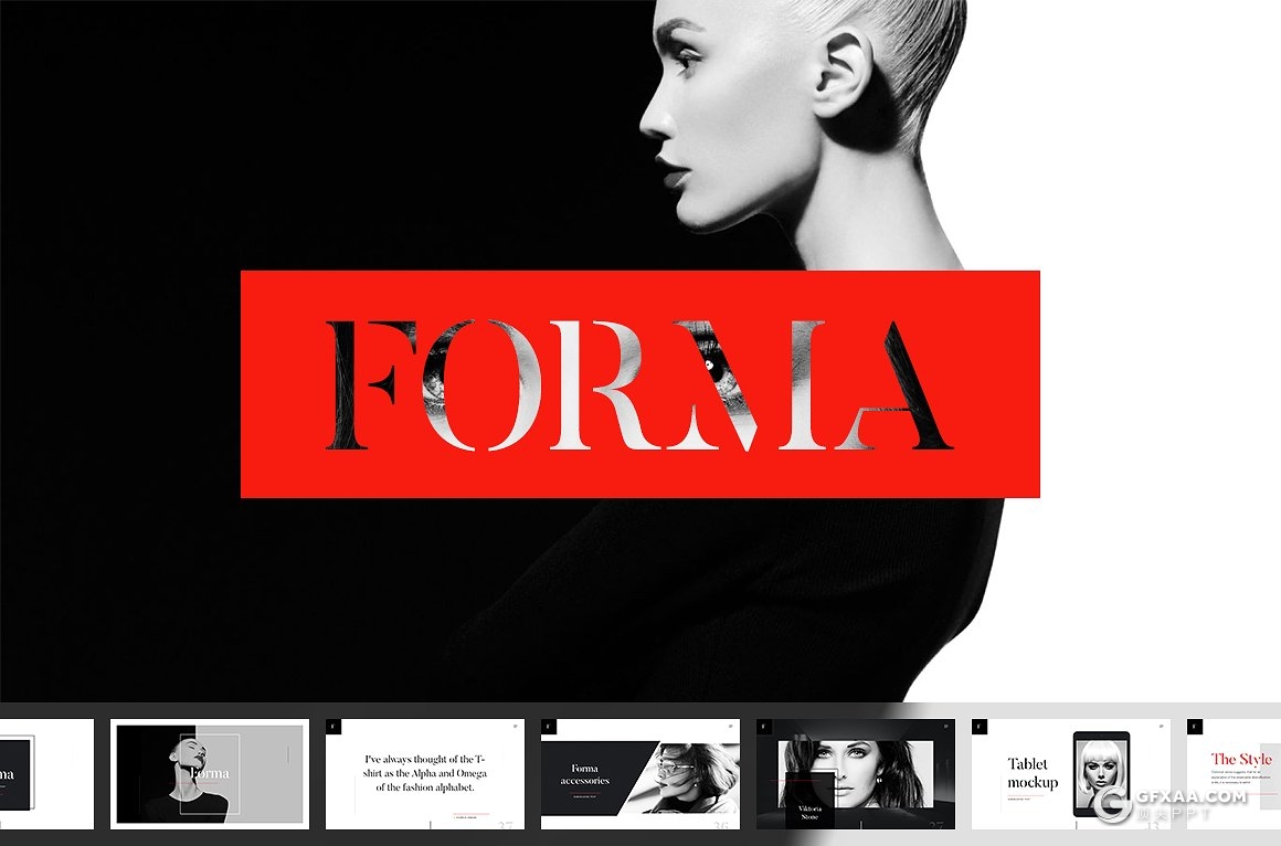 59页简约艺术杂志风格PPT模板 - 顶尖PPT