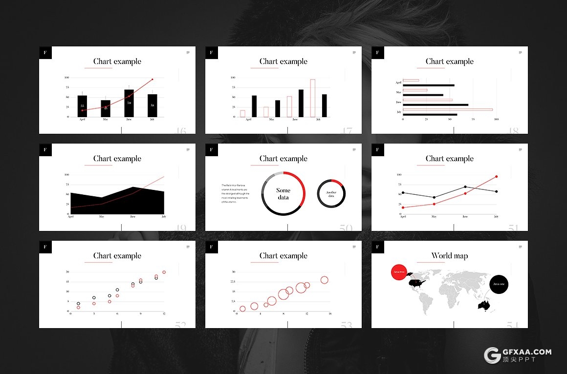 59页简约艺术杂志风格PPT模板 - 顶尖PPT