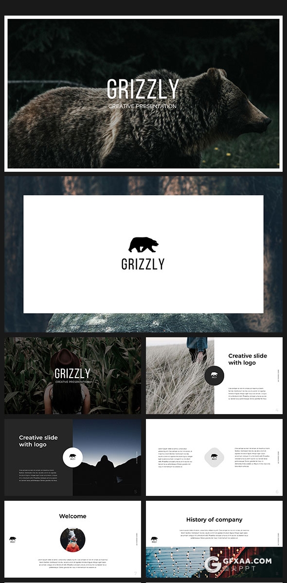 100页极简文艺风格多用途PPT模板 - 顶尖PPT