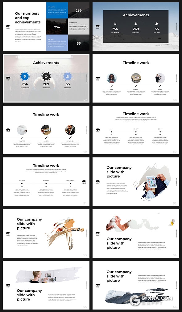 100页极简文艺风格多用途PPT模板 - 顶尖PPT