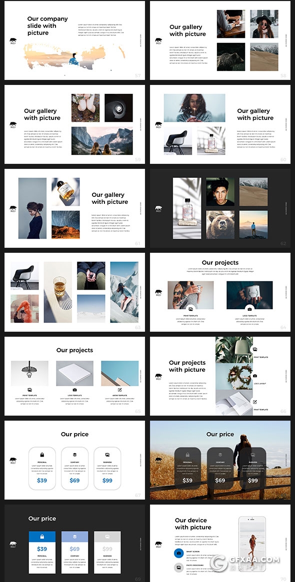 100页极简文艺风格多用途PPT模板 - 顶尖PPT