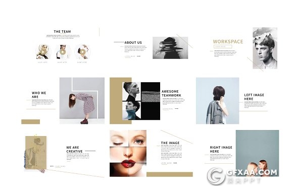 50页工作成果展示人员介绍PPT模板 - 顶尖PPT