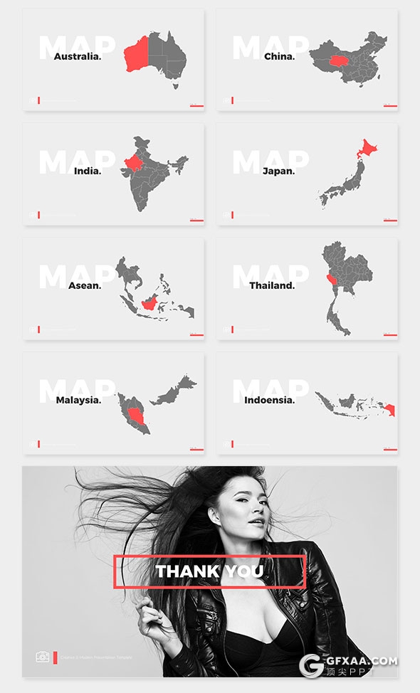 100页创意图形时尚杂志风格PPT模板 - 顶尖PPT