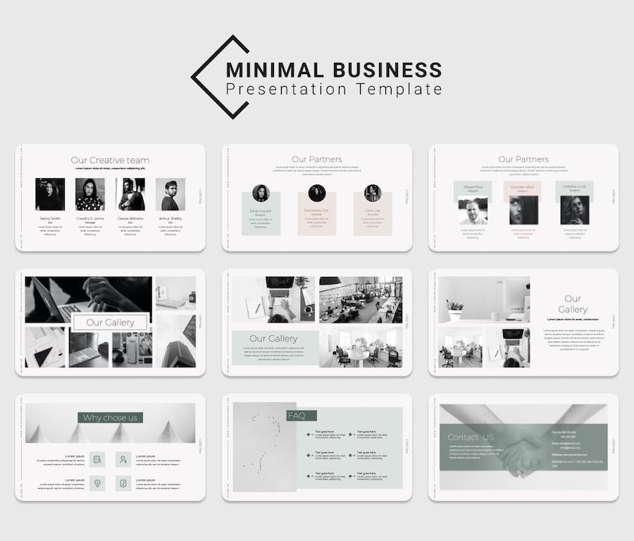 商业场景演示业务汇报方案展示PPT模板 - 顶尖PPT