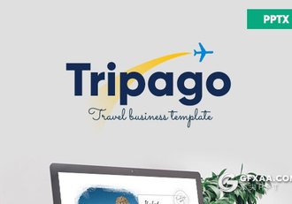 72页旅游业务介绍度假风景展示keynote模板 - 顶尖PPT