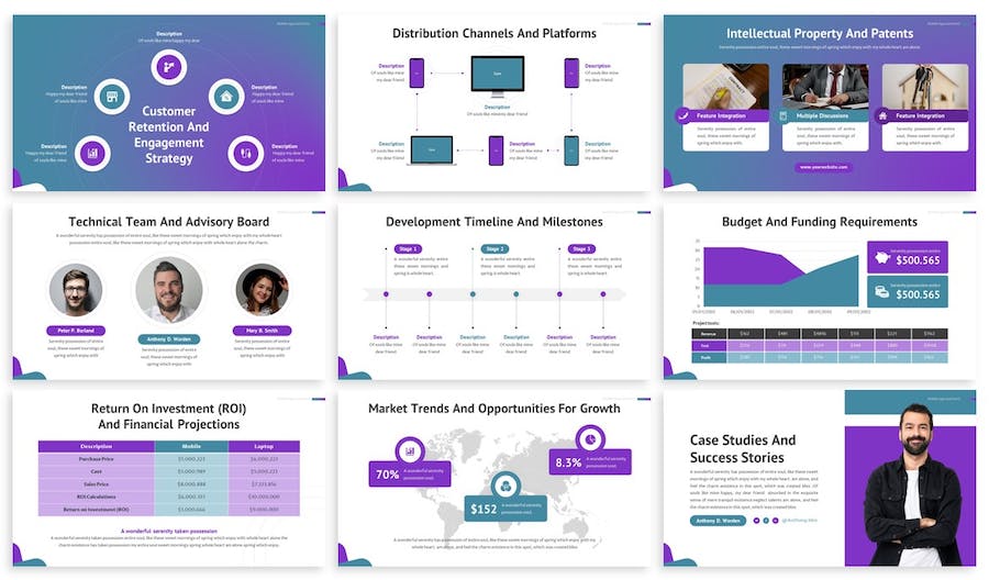 移动应用APP架构分析PPT模板 - 顶尖PPT