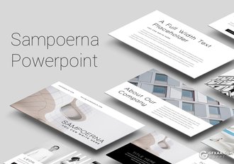 36页极简大气风格PPT模板 - 顶尖PPT