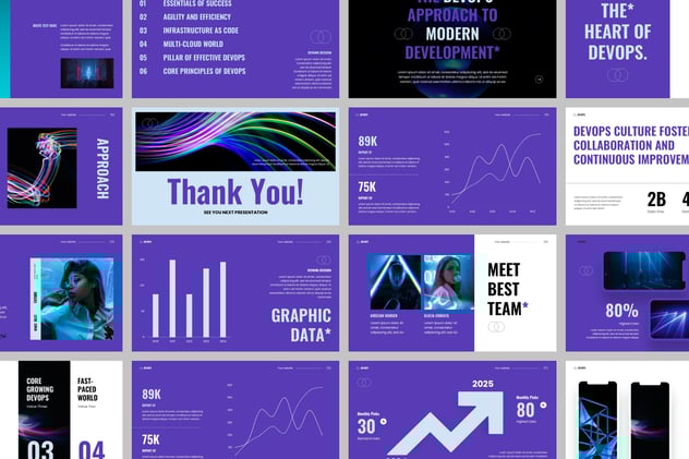 数字IT人工智能科技PPT模板 - 顶尖PPT
