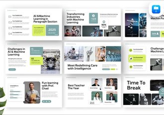 人工智能与机器学习keynote模板 - 顶尖PPT