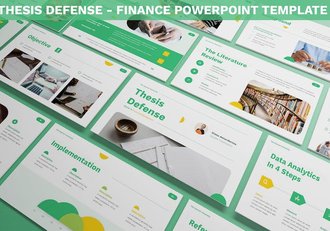 论文国防金融主题PPT模板 - 顶尖PPT
