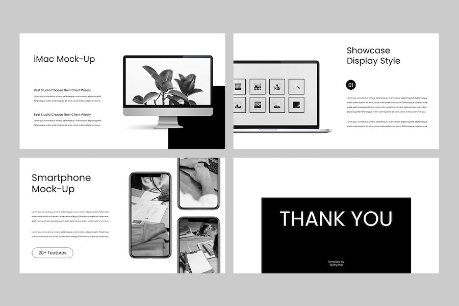 极简主义风格商务办公通用Keynote模板 - 顶尖PPT