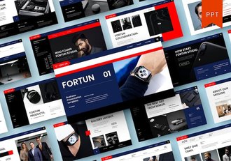 商务企业品牌视觉形象宣传推广PPT模板 - 顶尖PPT