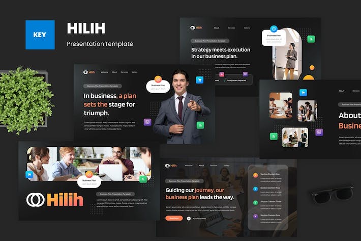 商务计划规划执行讲述Keynote模板 - 顶尖PPT