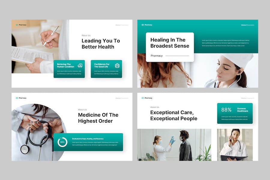 药房医学医药行业PPT模板 - 顶尖PPT