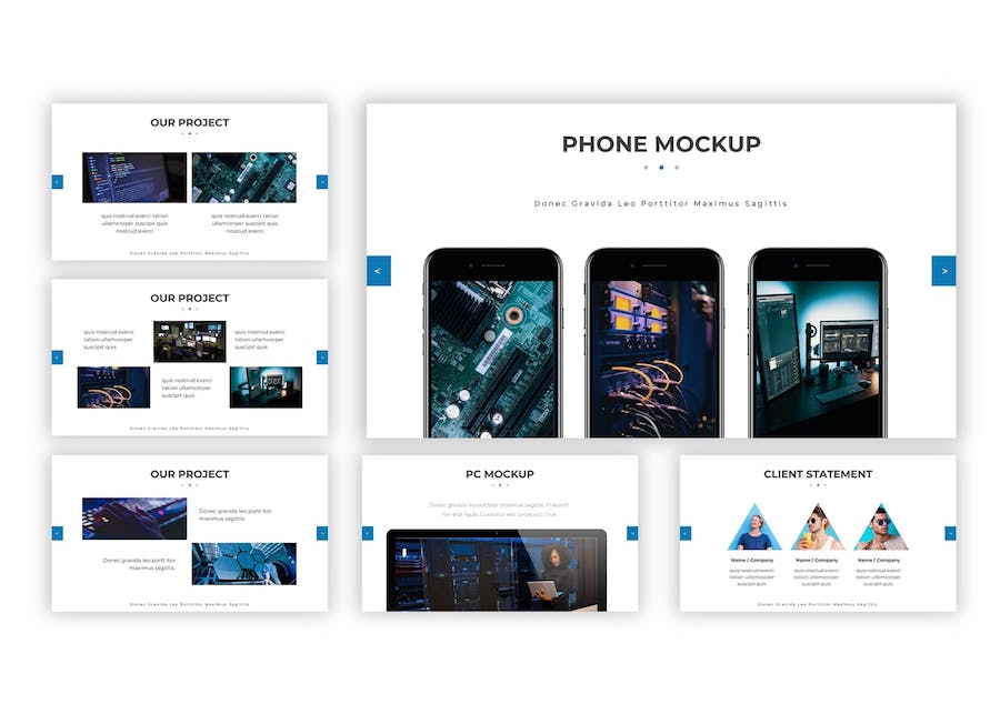 技术应用发展讲述展示Keynote模板 - 顶尖PPT