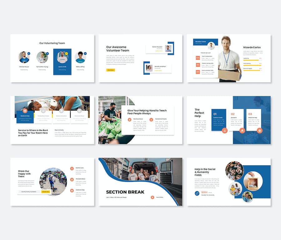 公益互助行业PPT模板 - 顶尖PPT