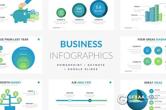 59页投资理财业务信息图表PPT模板 - 顶尖PPT