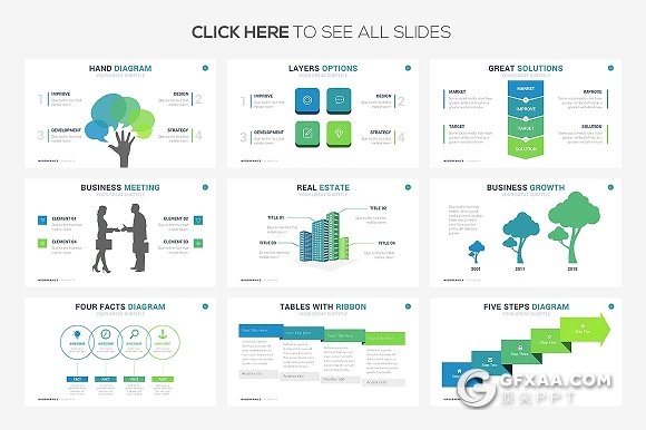 59页投资理财业务信息图表PPT模板 - 顶尖PPT