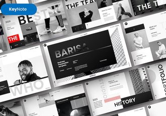创意企业简介公司介绍宣传Keynote模板 - 顶尖PPT