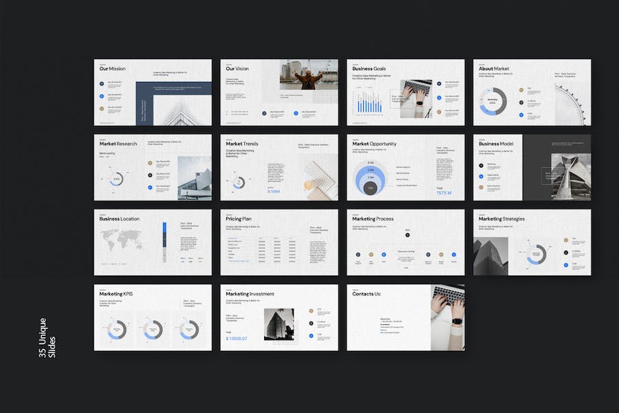创业项目融资路演商业计划书PPT模板 - 顶尖PPT