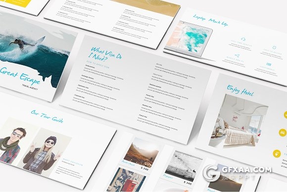 96页旅游社旅游公司介绍风景展示PPT模板 - 顶尖PPT