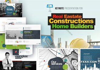 75页房地产建筑行业keynote模板7种配色主题 - 顶尖PPT