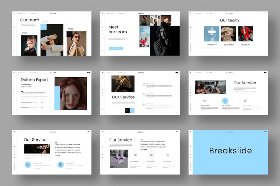 欧美简约风格业务合作产品展示keynote模板免费下载 - 顶尖PPT