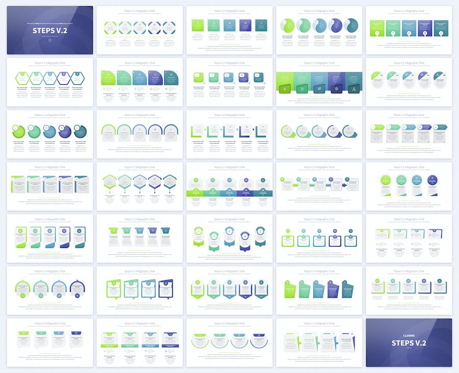 创意大桥步骤流程信息图表keynote模板 - 顶尖PPT