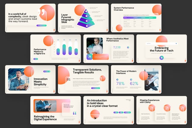 玻璃质感商务商业风格PPT模板 - 顶尖PPT