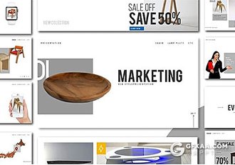 17页家具用品营销推广展示PPT模板 - 顶尖PPT