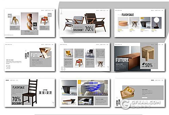 17页家具用品营销推广展示PPT模板 - 顶尖PPT