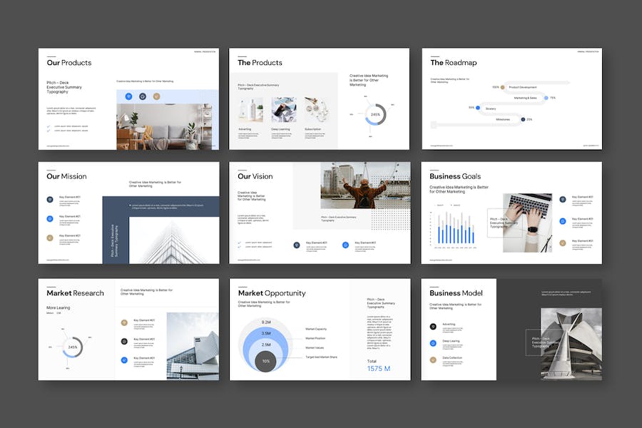 创业项目融资路演商业计划书PPT模板 - 顶尖PPT