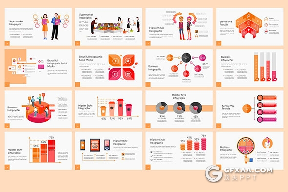 96页时尚杂志文艺风格keynote模板 - 顶尖PPT