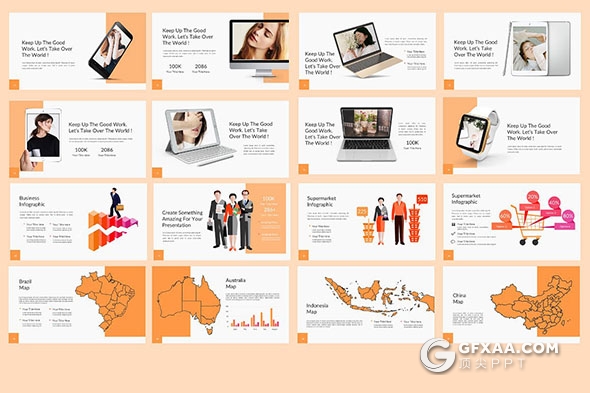 96页时尚杂志文艺风格keynote模板 - 顶尖PPT