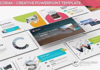 30页12种配色精美设计商务通用PPT模板 - 顶尖PPT