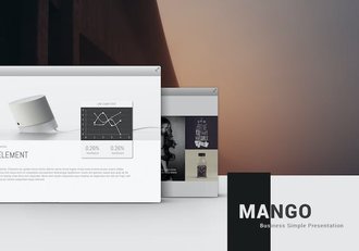 欧美简约时尚数据分析调研通用PPT模板 - 顶尖PPT