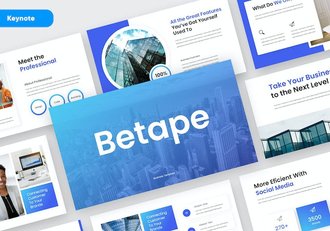 国外商务融资计划书Keynote模板 - 顶尖PPT