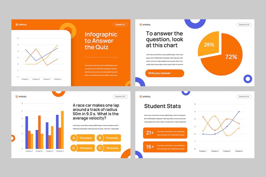 在线教育知识竞赛答题Keynote模板 - 顶尖PPT