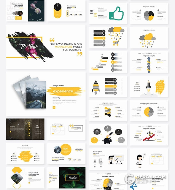 140页创意商务多用途keynote模板 - 顶尖PPT