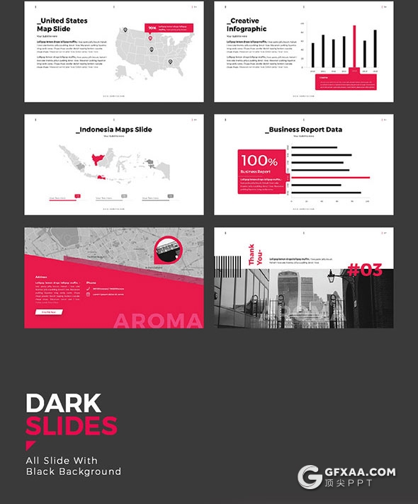 57页创意图形组合艺术风格PPT模板10种配色主题 - 顶尖PPT