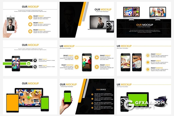 91页黄色系团队介绍商务通用PPT模板 - 顶尖PPT