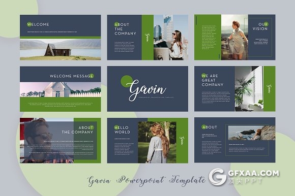 63页绿色文艺唯美风格商务多用途PPT模板 - 顶尖PPT