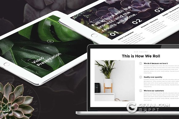 44页文艺唯美风格PPT模板 - 顶尖PPT