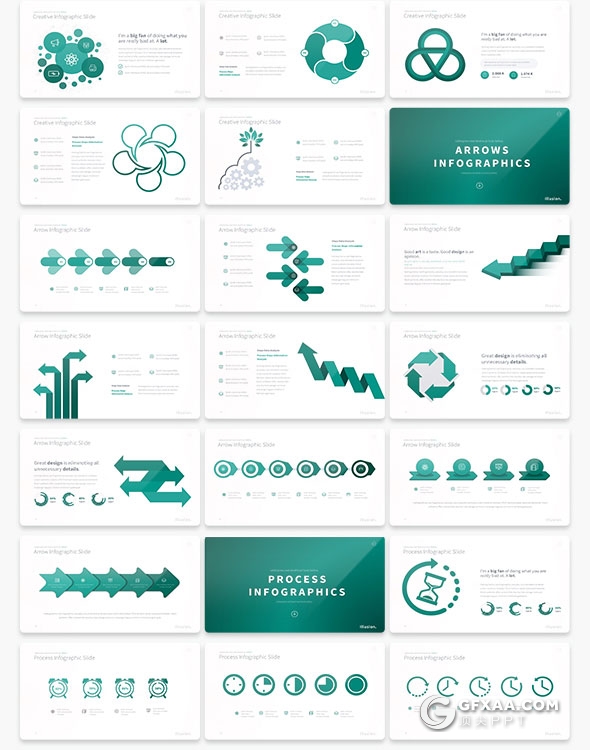 200页精致设计商务多用途PPT模板15种配色 - 顶尖PPT