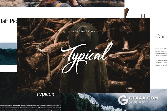 34页简约风格主题演讲keynote模板 - 顶尖PPT