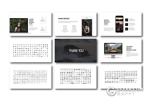 34页简约风格主题演讲keynote模板 - 顶尖PPT