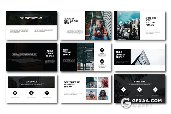 37页大图展示商务通用PPT模板 - 顶尖PPT